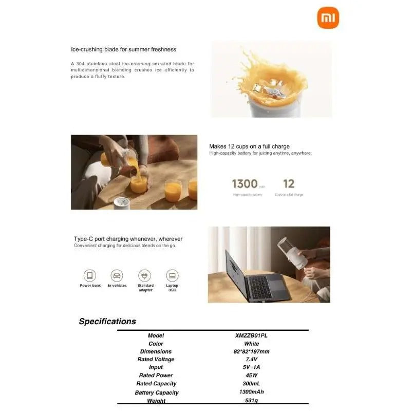 Xiaomi Portable Blender GL 59196 — Image 8
