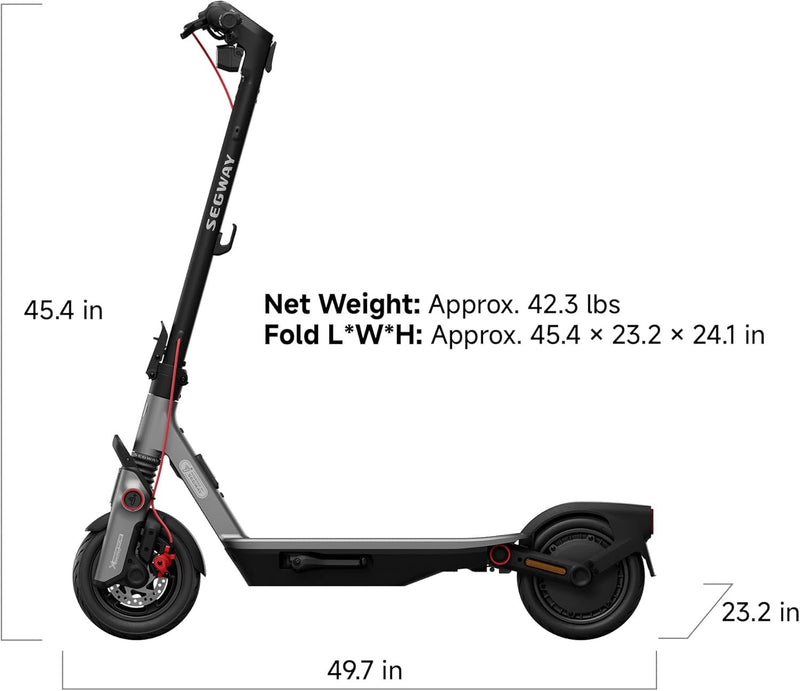 Segway-Ninebot F3 1000W Electric Scooter 70 Km Range TFT Display Dual Suspension — Image 10
