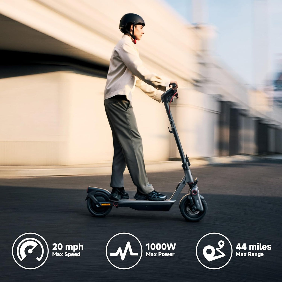 Segway-Ninebot F3 1000W Electric Scooter 70 Km Range TFT Display Dual Suspension — Image 4