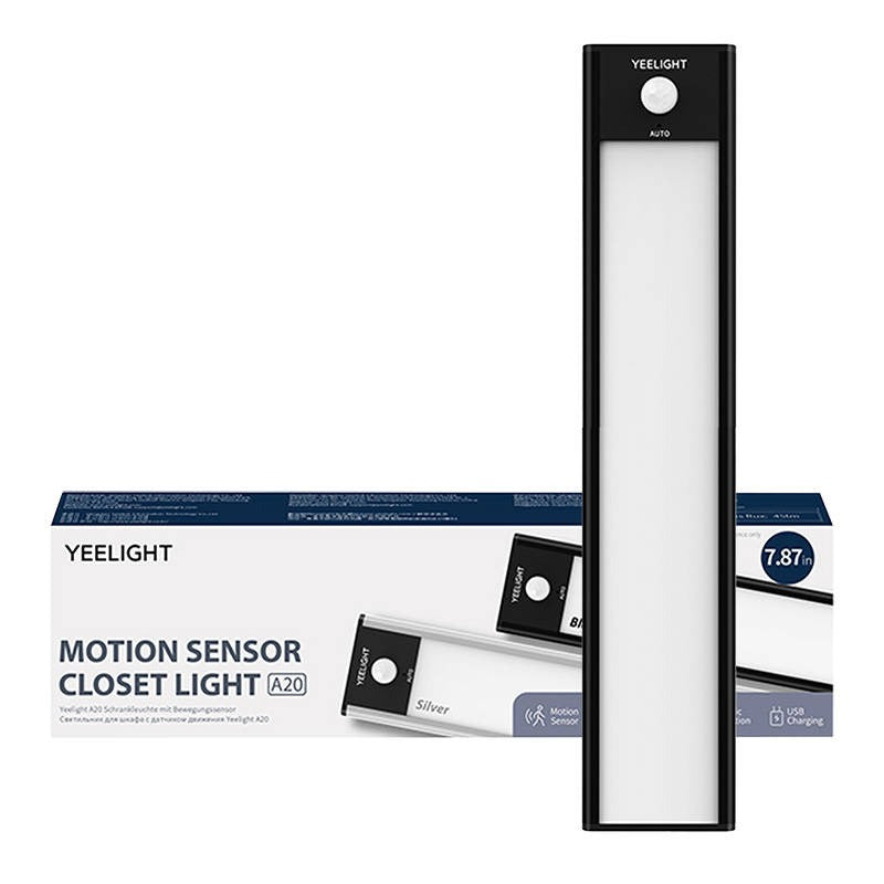 Yeelight Motion Sensor Closet Light A20 BlackYDQA1720007BKGL — Image 2
