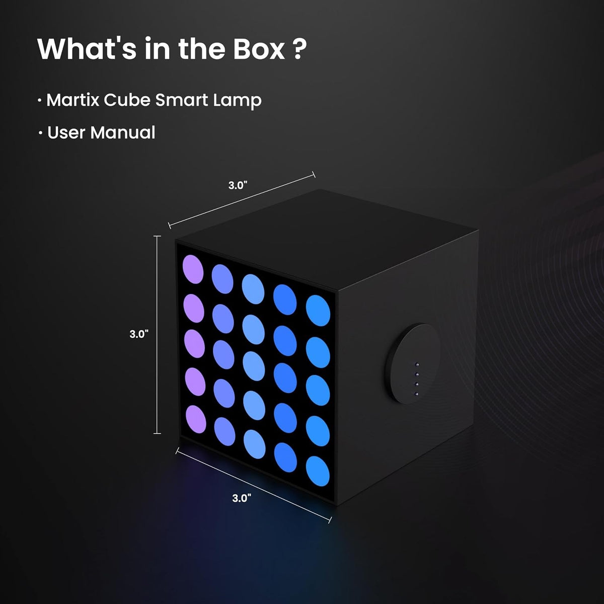 Yeelight Cube Smart Lamp Matrix Extension Black-12284 — Image 7