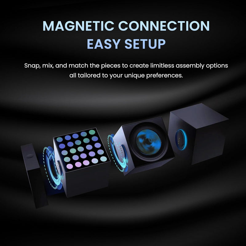 Yeelight Cube Smart Lamp Matrix Extension Black-12284 — Image 5