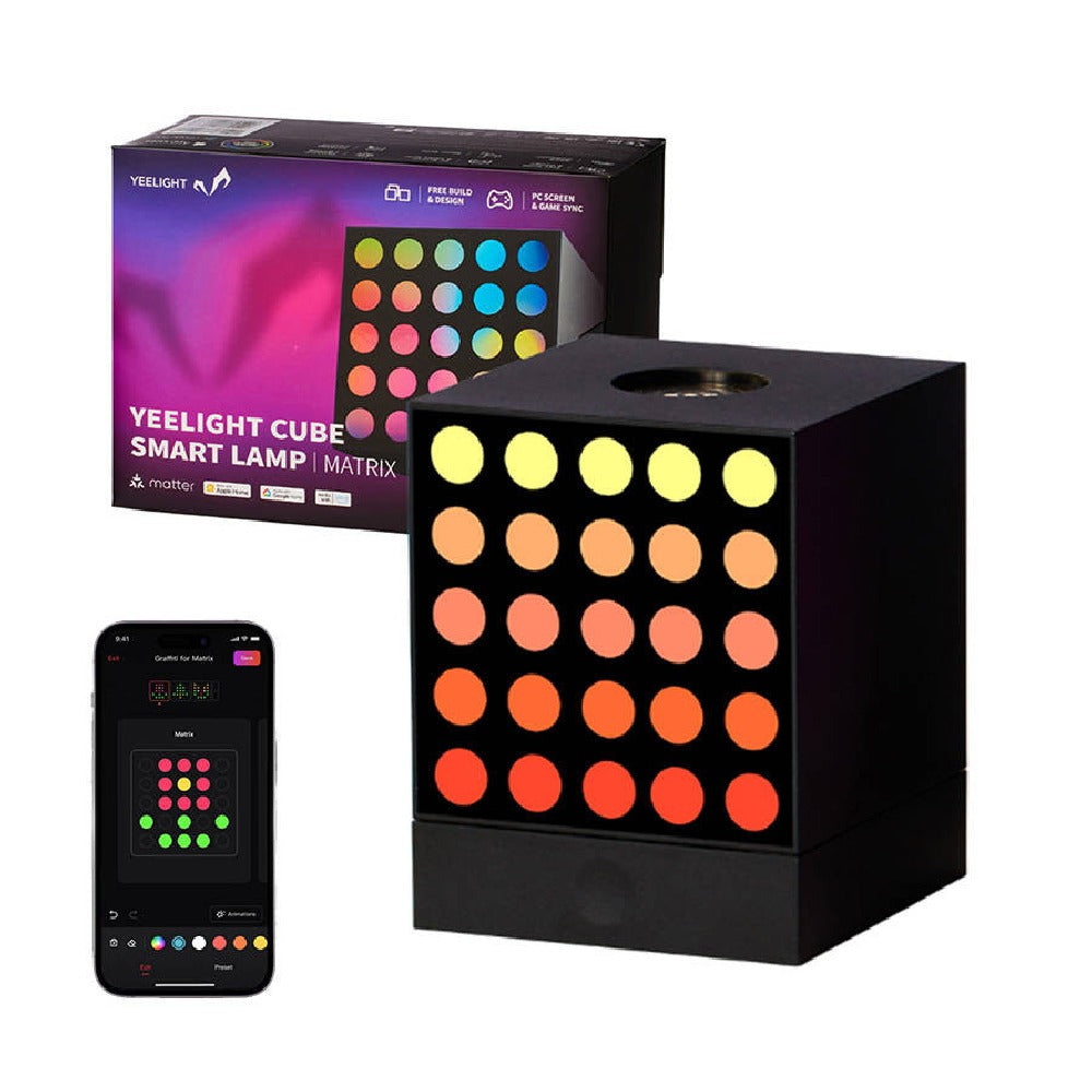 Yeelight Cube Smart Lamp Matrix -Black-13323 — Image 4