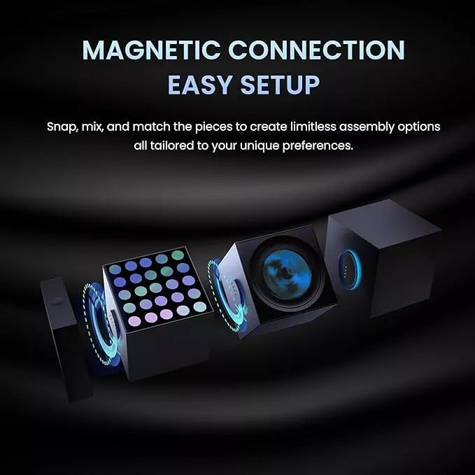 Yeelight Cube Smart Lamp Panel -Black -13224 — Image 3