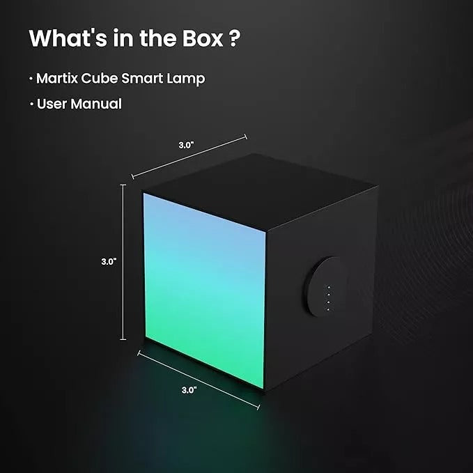 Yeelight Cube Smart Lamp Panel -Black -13224 — Image 2