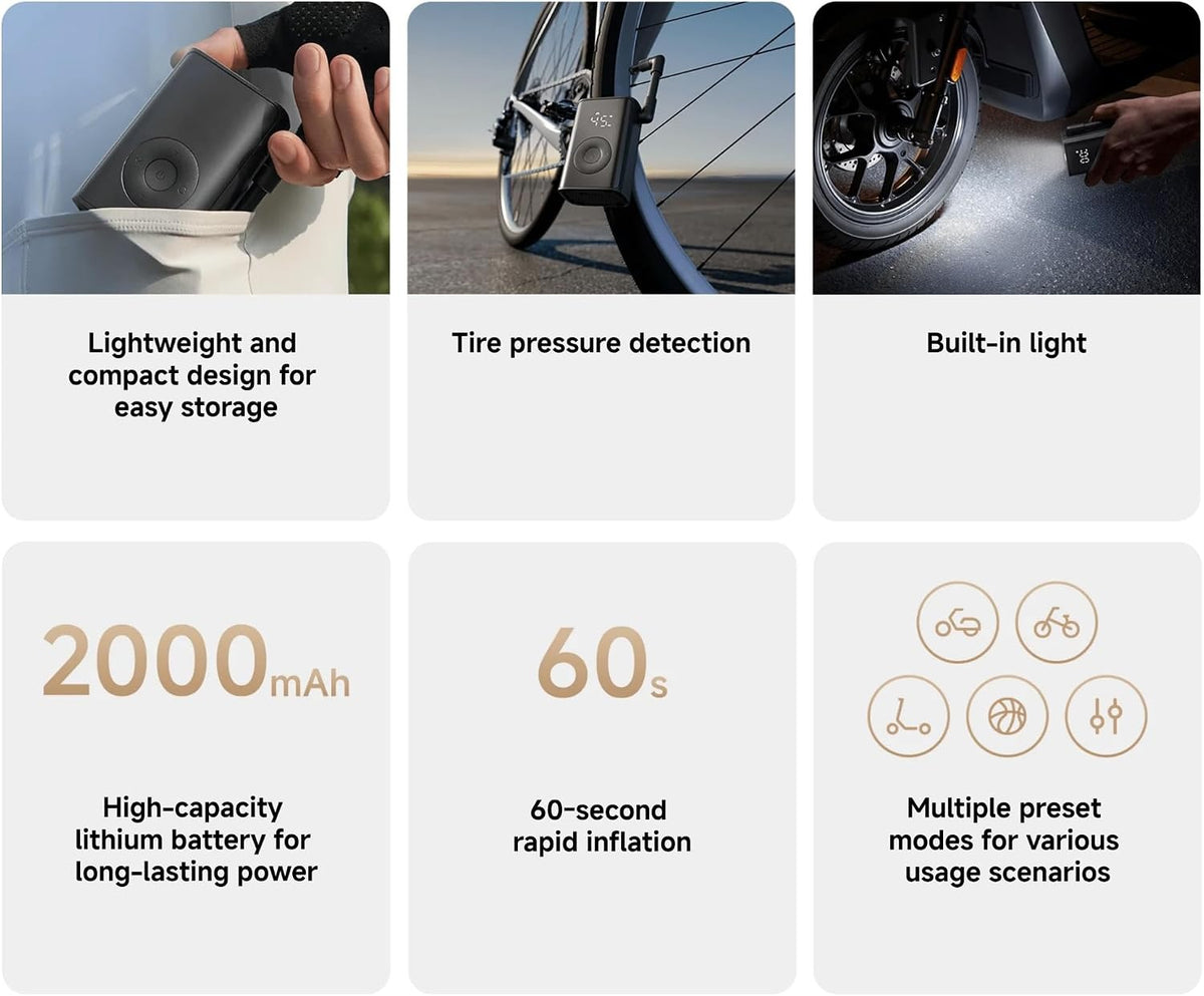 Mijia Compact Portable Electric Air Compressor 73359 — Image 2