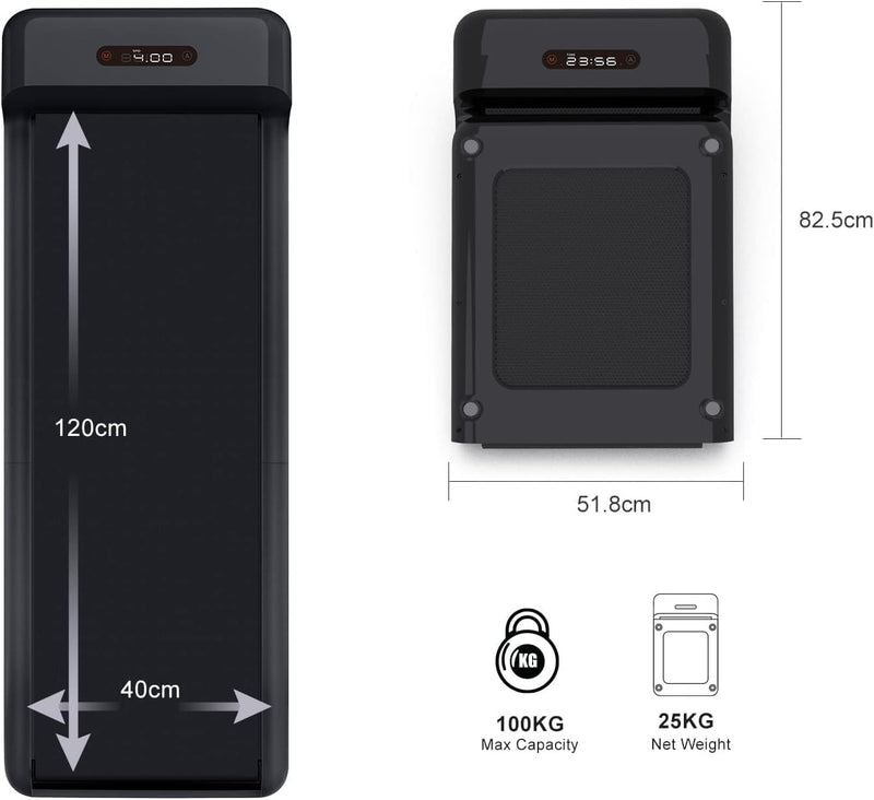Walkingpad C2 max. speed 6km/h with 1HP motor,black color — Image 5