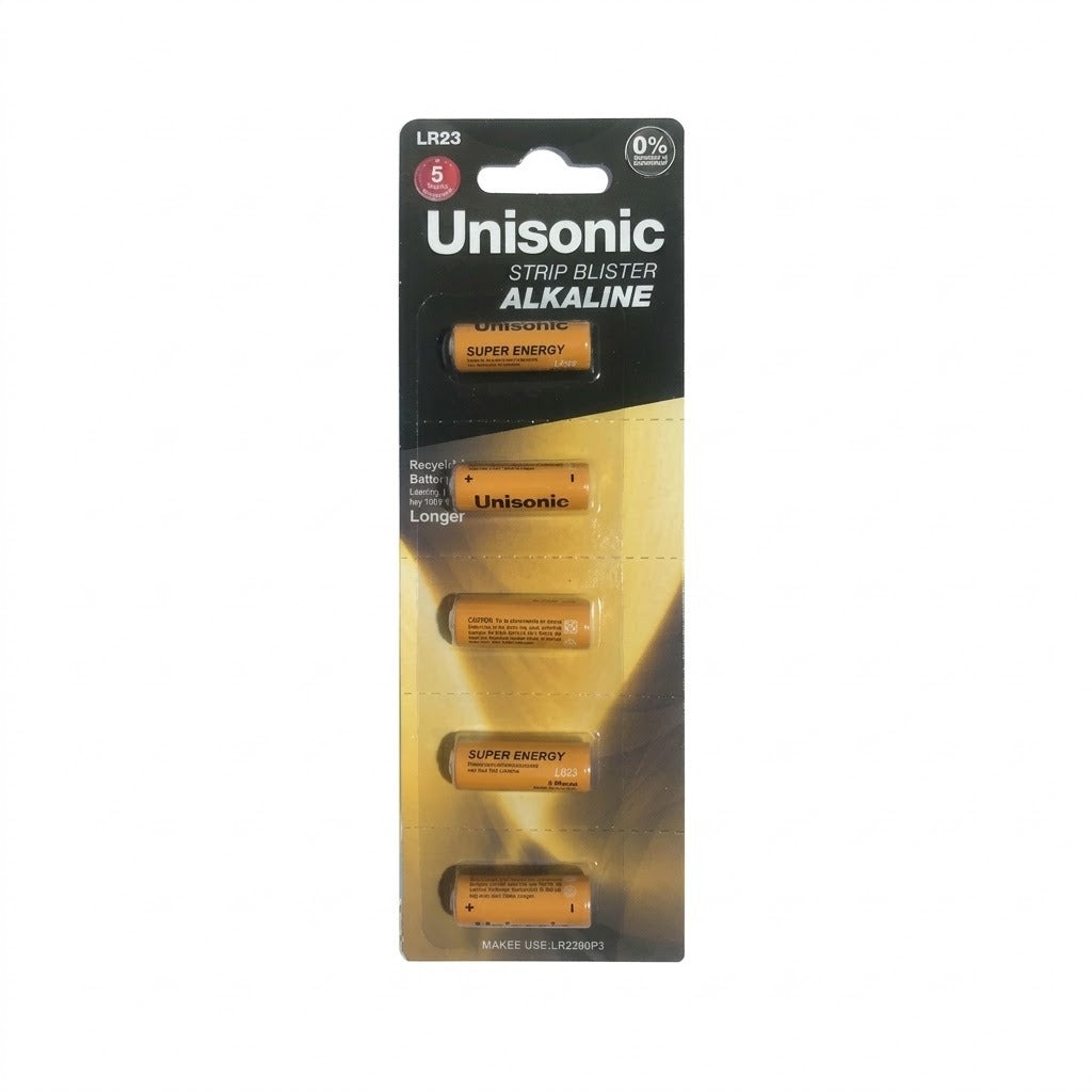 Unisonic Battery Lr23 5pcs/Card Us1-Lr23bp5 — Image 1