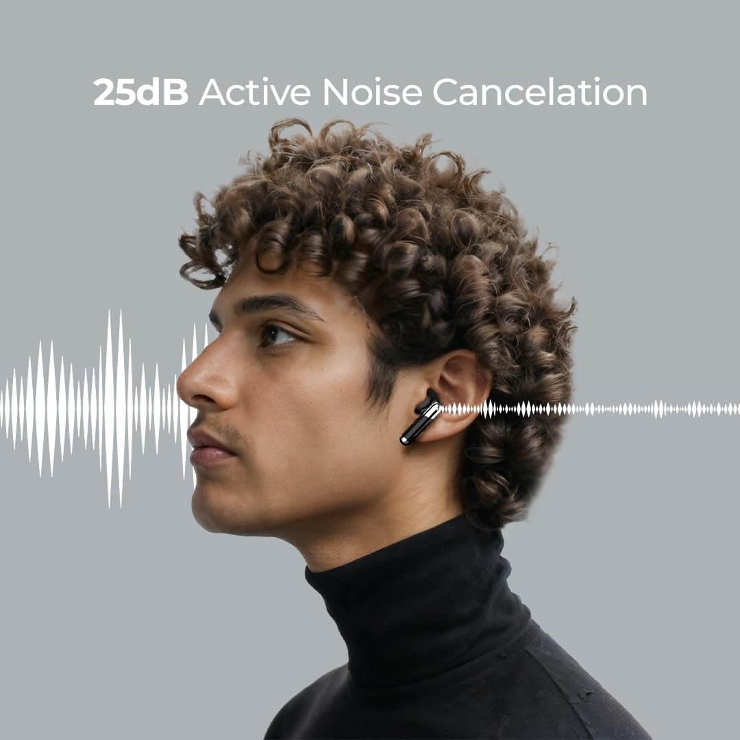Skick Voice Clear Pro AM255 TWS in-ear buds with ANC ASAP Charging Bluetooth V5.3 Black — Image 3