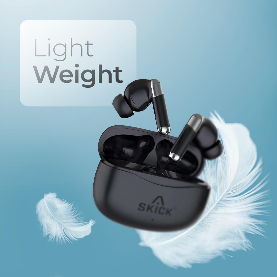 Skick Voice Clear Pro AM255 TWS in-ear buds with ANC ASAP Charging Bluetooth V5.3 Black — Image 7