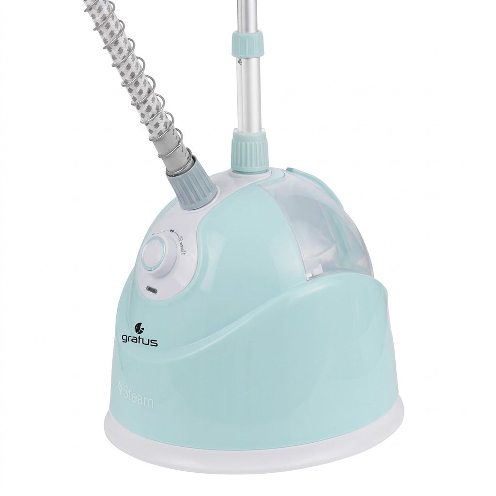 Gratus Garment Steamer, 2000W, Expandable Hanger for Wide Length Clothes, 35sec Start, 50g/min Steam,  Wheels for Mobility, 2.2L Tank  Model- MY-828 — Image 1