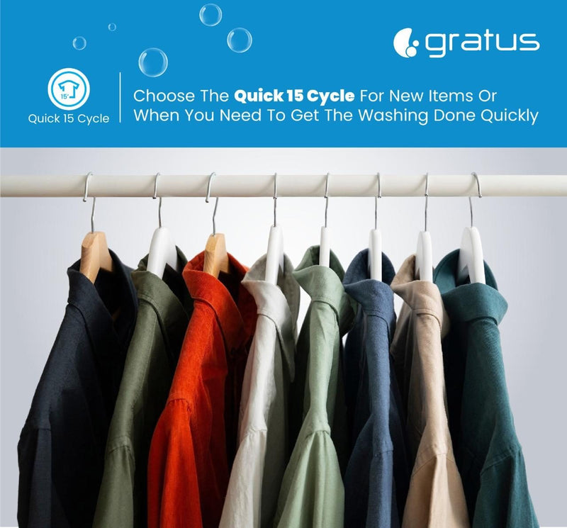Gratus 10 KG Front Load Washing Machine, 1400 RPM 15 Wash Programs, Inverter Motor, Digital Display (Inox)  WFD1052WEVTX — Image 6