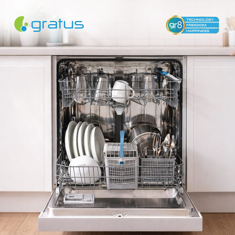 GRATUS 13 Place Setting Dishwasher | 7 Programs | Energy Efficient | Inox | GDW1302VTX1 — Image 3