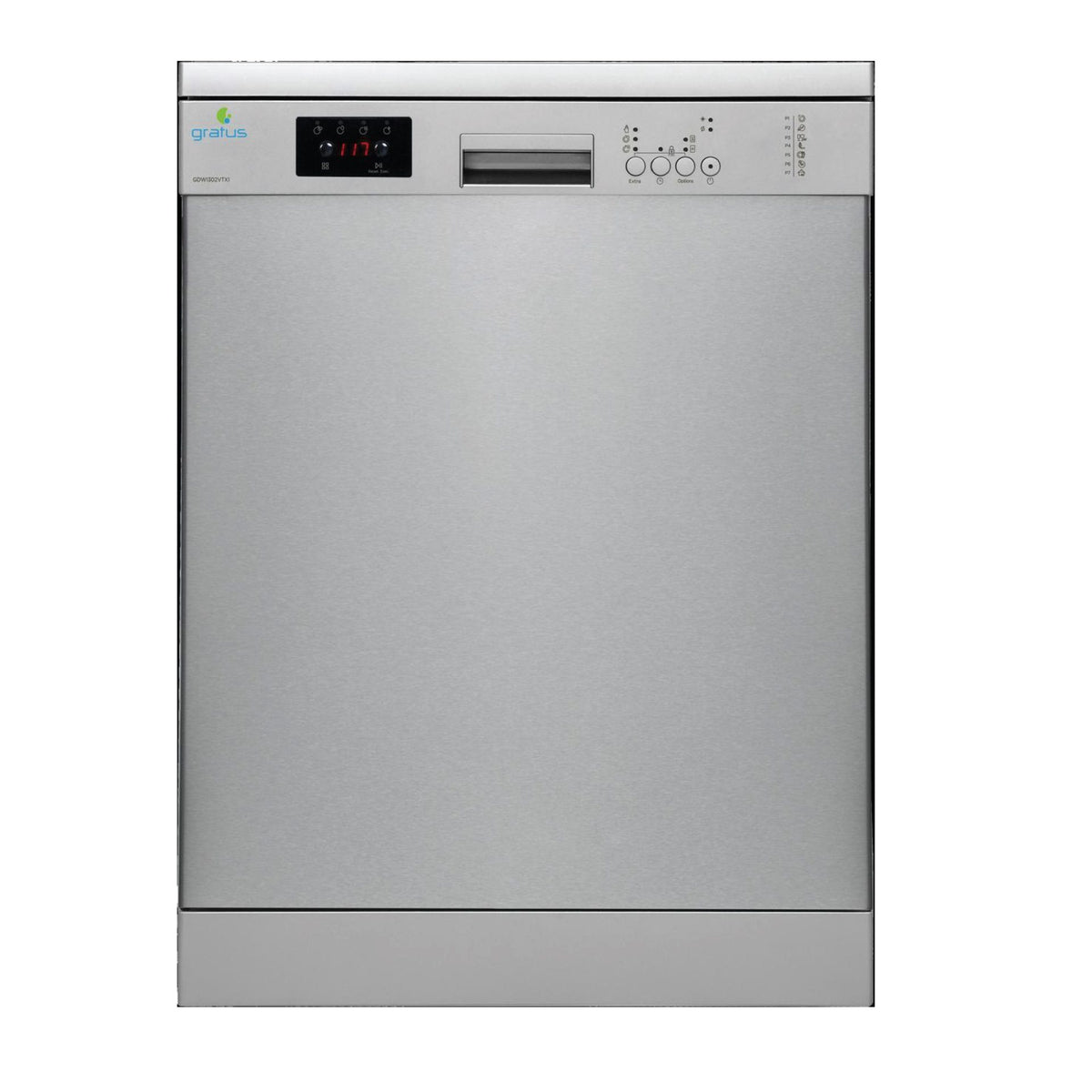 GRATUS 13 Place Setting Dishwasher | 7 Programs | Energy Efficient | Inox | GDW1302VTX1 — Image 5