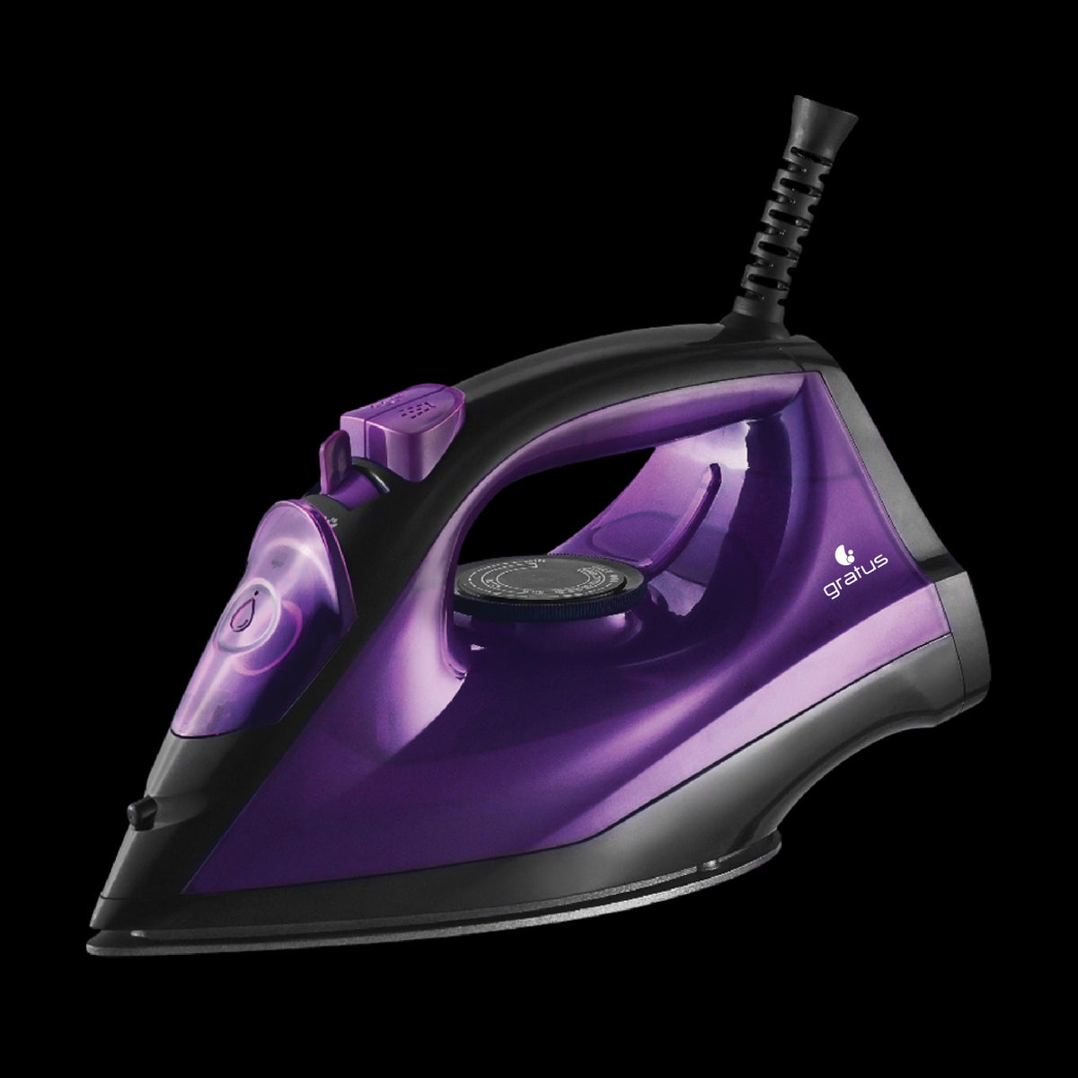 Gratus Dry & Spray Steam Iron 1800W, with vertical steam, Ceramic Soleplate & Temperature Control, Auto Shut  Model- GIS20NKC — Image 1