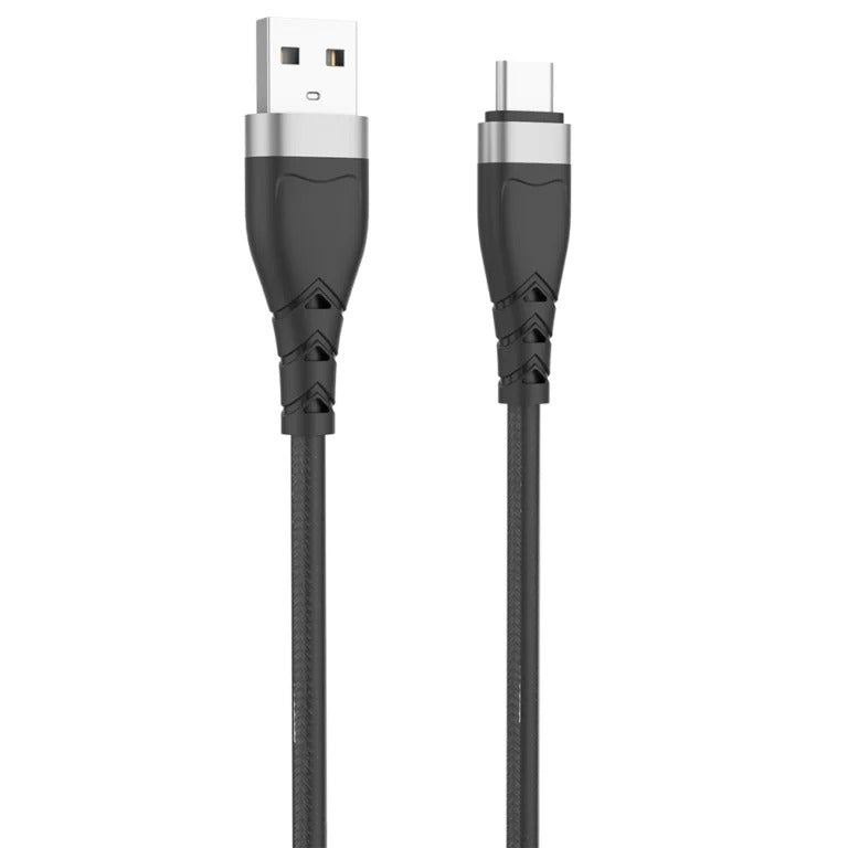 UNISONIC USB - MICRO 12W 2.4A NYLON CABLE 1.2M US-20WUM16-BL — Image 1