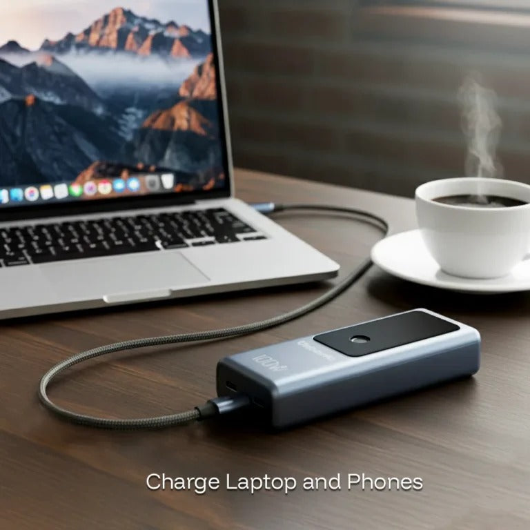UNISONIC 20000 MAH 100W FAST CHARGING WITH OUTPUT DISPLAY POWERBANK US-PB20K100W — Image 7