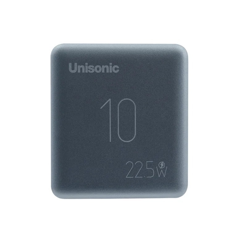 UNISONIC 10000 MAH 22.5W PORTABLE FAST CHARGING POWERBANK GREY US-PB10KM2G — Image 1