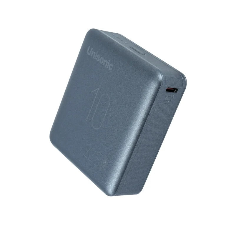 UNISONIC 10000 MAH 22.5W PORTABLE FAST CHARGING POWERBANK GREY US-PB10KM2G — Image 4