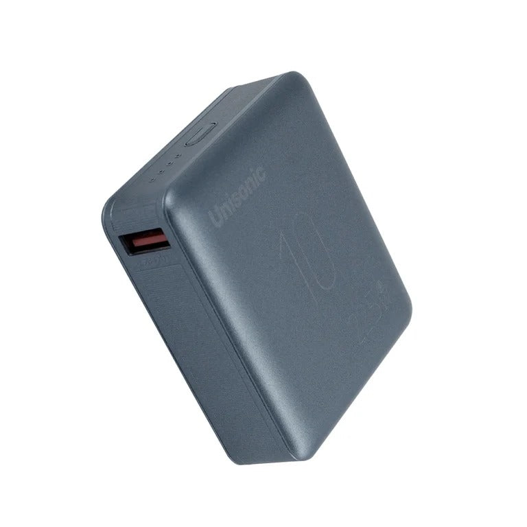 UNISONIC 10000 MAH 22.5W PORTABLE FAST CHARGING POWERBANK GREY US-PB10KM2G — Image 3