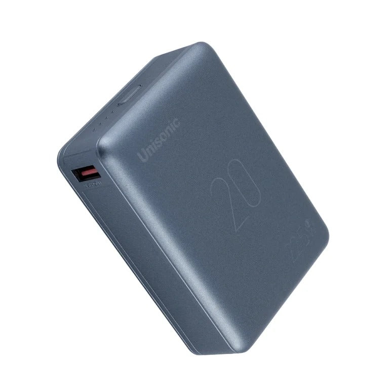 UNISONIC 20000 MAH 22.5W FAST CHARGING POWERBANK GREY US-PB20KM3G — Image 4