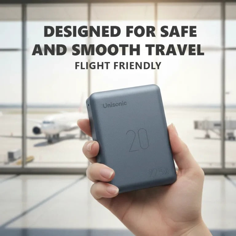 UNISONIC 20000 MAH 22.5W FAST CHARGING POWERBANK GREY US-PB20KM3G — Image 6