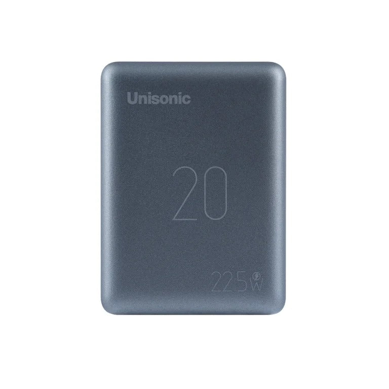 UNISONIC 20000 MAH 22.5W FAST CHARGING POWERBANK GREY US-PB20KM3G — Image 1
