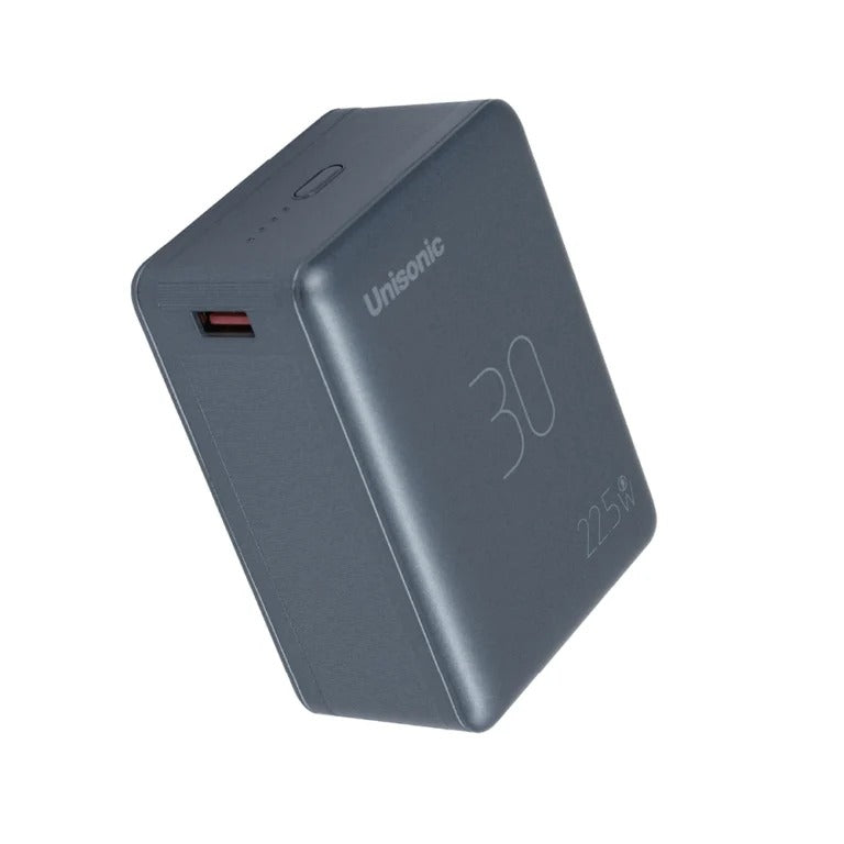 UNISONIC 30000 MAH 22.5W FAST CHARGING POWERBANK GREY US-PB30KM4G — Image 4
