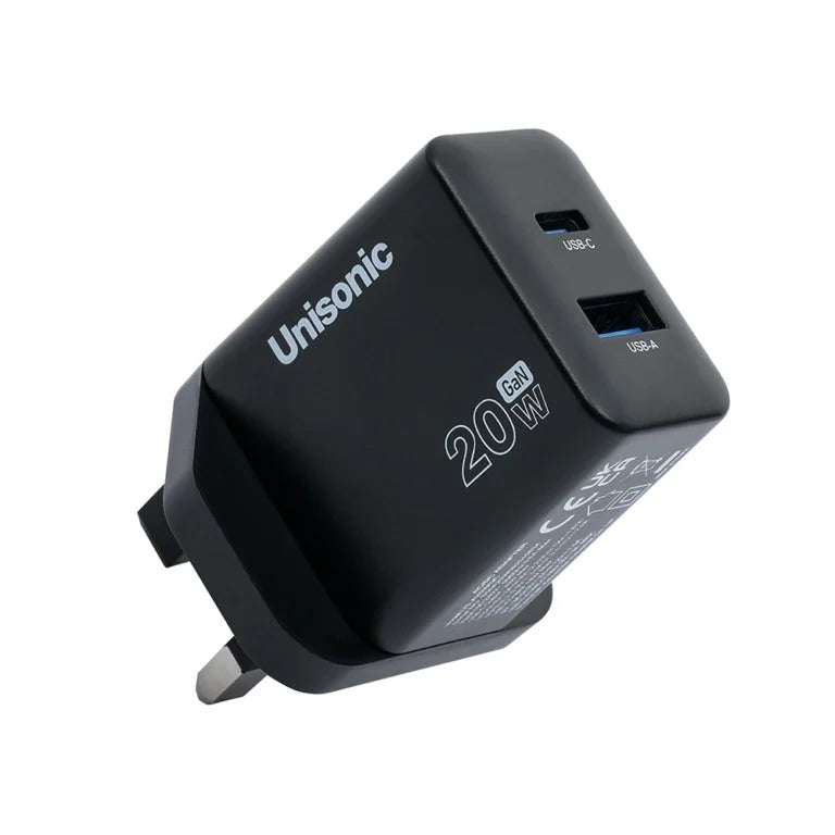 UNISONIC 1C1A 20W QUICK CHARGER WITH GAN ADAPTER US-A20WQC — Image 3