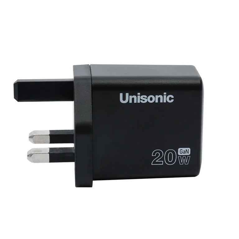 UNISONIC 1C1A 20W QUICK CHARGER WITH GAN ADAPTER US-A20WQC — Image 2