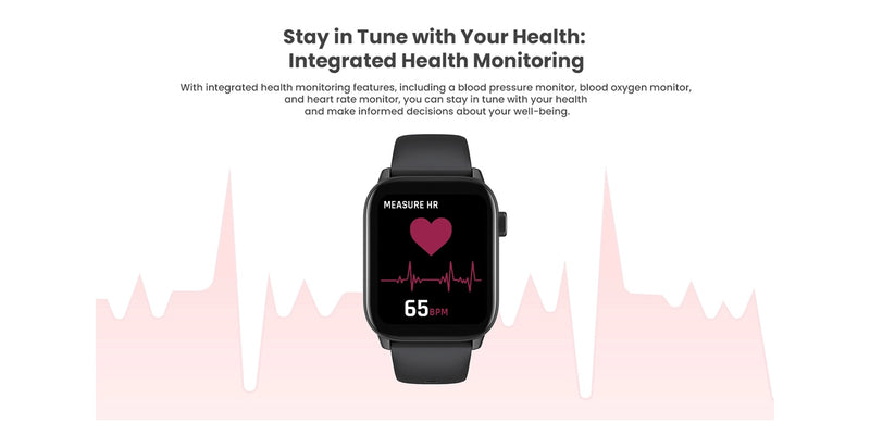 Lazor C1 SW31 Black Smartwatch with 1.28 Inch HD Touchscreen IP68 Waterproof Heart Rate & Activity Tracking — Image 10