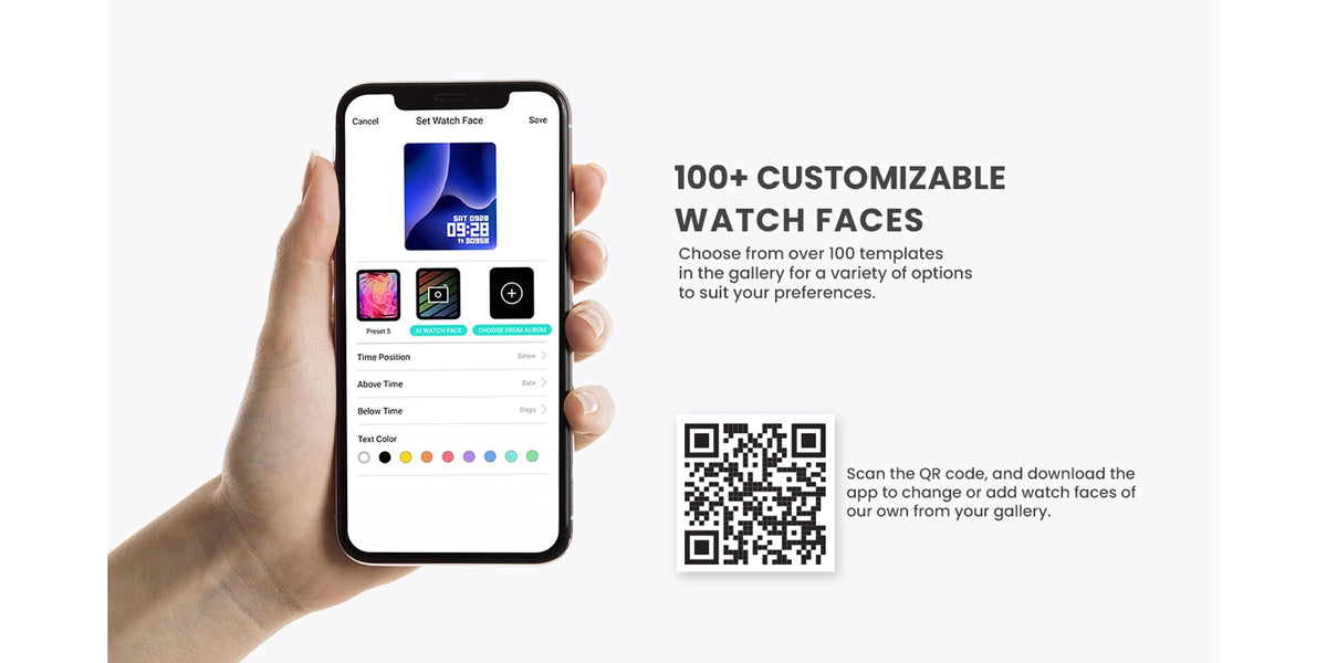 Lazor C1 SW31 Black Smartwatch with 1.28 Inch HD Touchscreen IP68 Waterproof Heart Rate & Activity Tracking — Image 12
