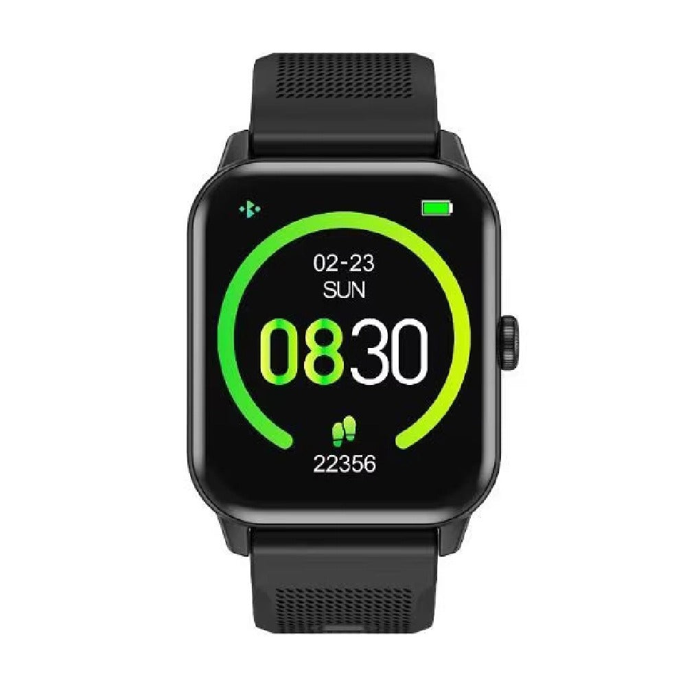 Lazor Core Plus SW46 1.69" HD Touchscreen Smartwatch IP68 Waterproof with Call Answering and 7-Day Battery Black — Image 1