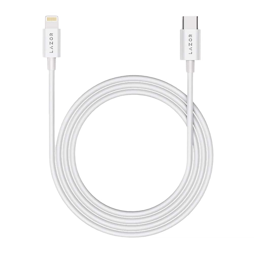 Lazor Bolt Charging Cable 20W PD Type-C to Lightning OTG Data Sync Gray 1M — Image 2