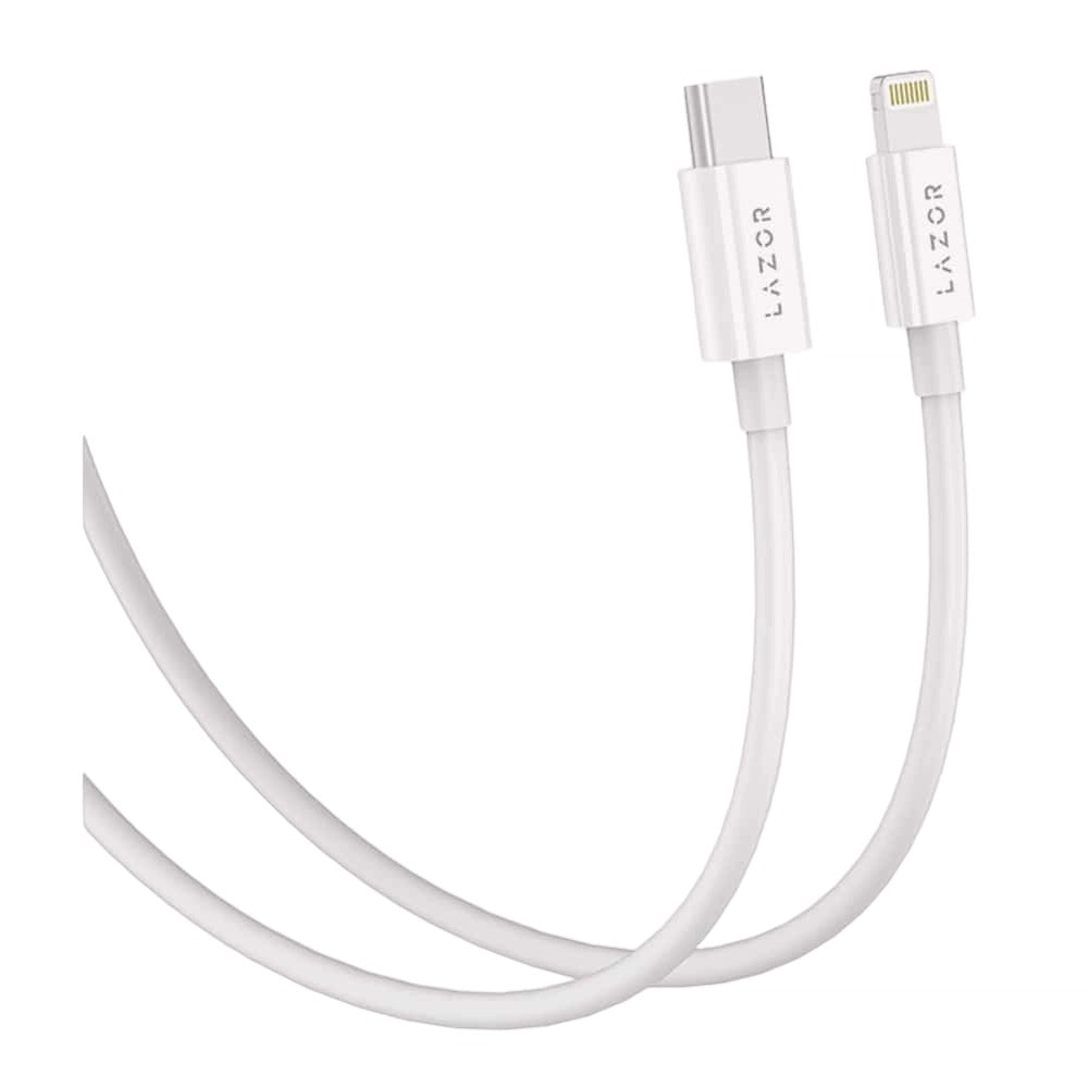 Lazor Bolt Charging Cable 20W PD Type-C to Lightning OTG Data Sync Gray 1M — Image 3