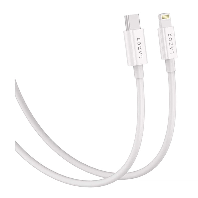 Lazor Bolt Charging Cable 20W PD Type-C to Lightning OTG Data Sync Gray 1M — Image 3