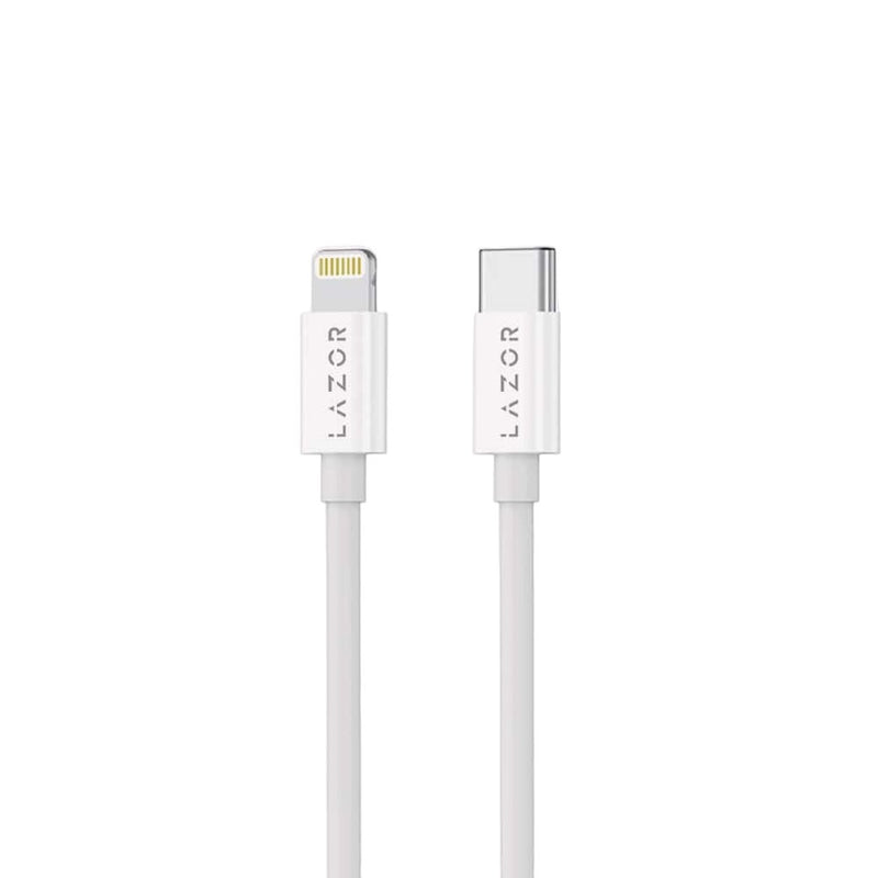 Lazor Bolt Charging Cable 20W PD Type-C to Lightning OTG Data Sync Gray 1M — Image 1