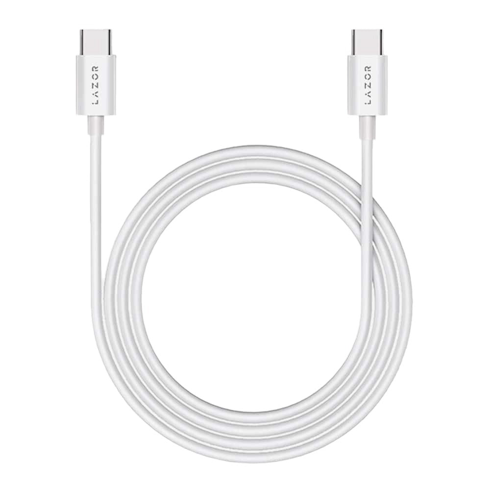Lazor Bolt CT76 Type-C to Type-C 60W PD Fast Charging Cable with OTG Data Synchronization SR Bending Control 1M Gray — Image 2
