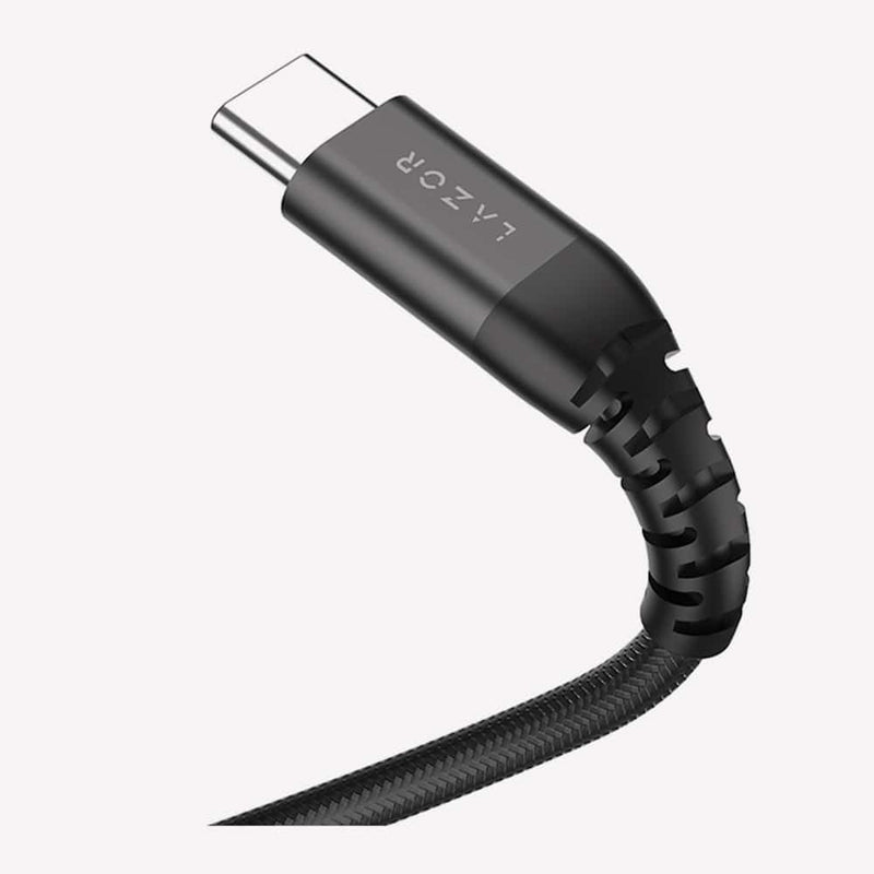 Lazor Flow Type-C to Lightning 20W PD Fast Charging Cable 3M Flexible TPE Black — Image 2