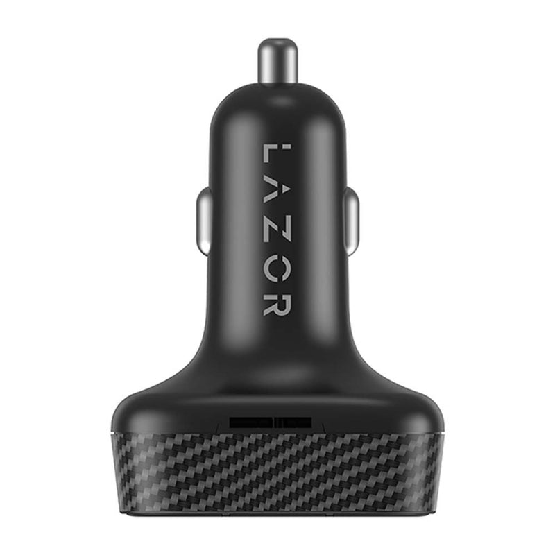 Lazor Voyager CC31 Dual USB Car Charger Wireless FM Transmitter Fast Charging 20W Black — Image 3