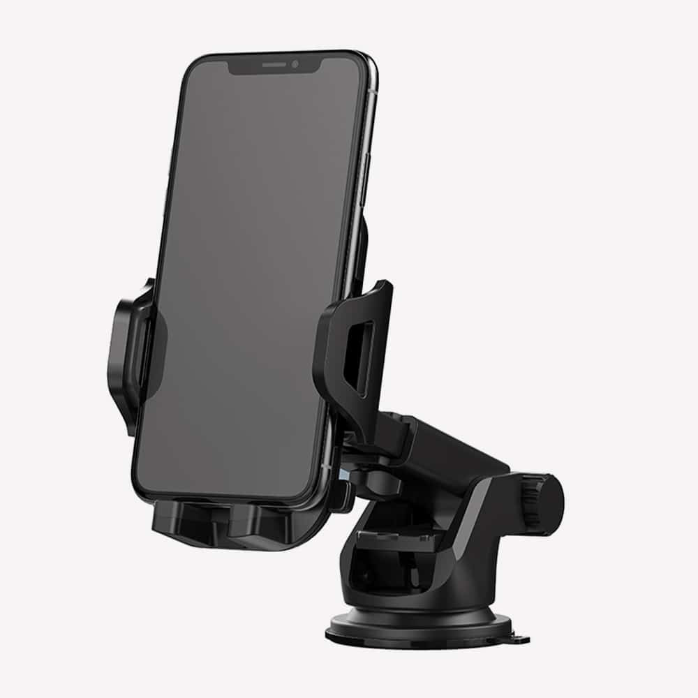 Lazor Drift CH05 360° Adjustable Car Phone Mount with Extendable Arm and Suction Cup - Black — Image 2