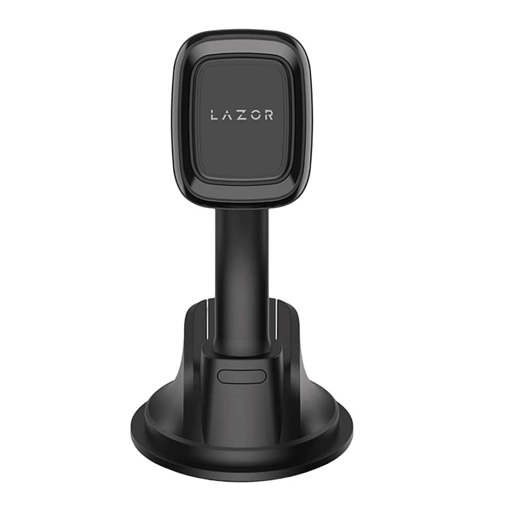 Lazor Cruise CH25 Magnetic Dashboard Phone Holder 360° Adjustable Strong Suction Cup Black — Image 1