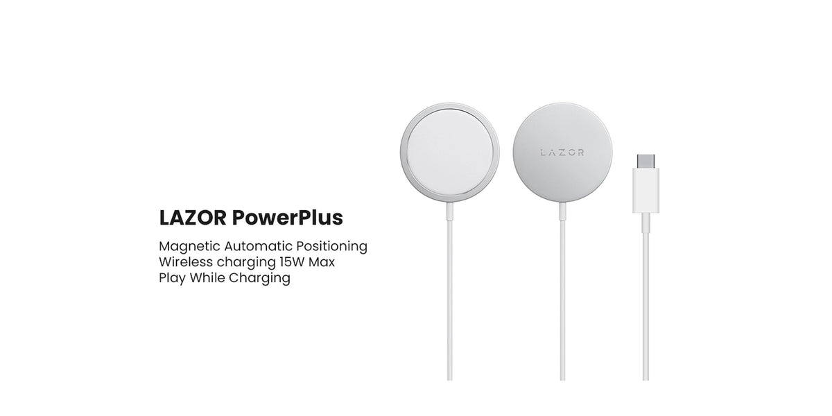 Lazor Powerplus AD87 15W Magnetic Charger Portable Aluminum Alloy 1.2M Cable — Image 9
