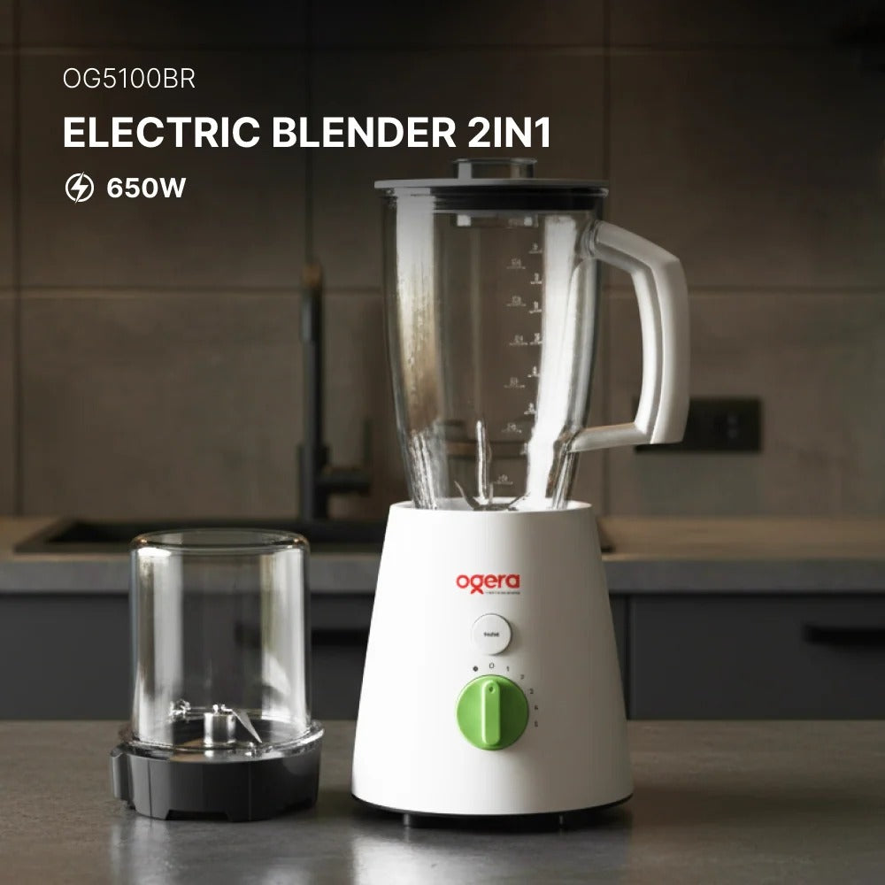 OGERA ELECTRIC JUICER BLENDER 2IN1 650W OG5100BR — Image 2