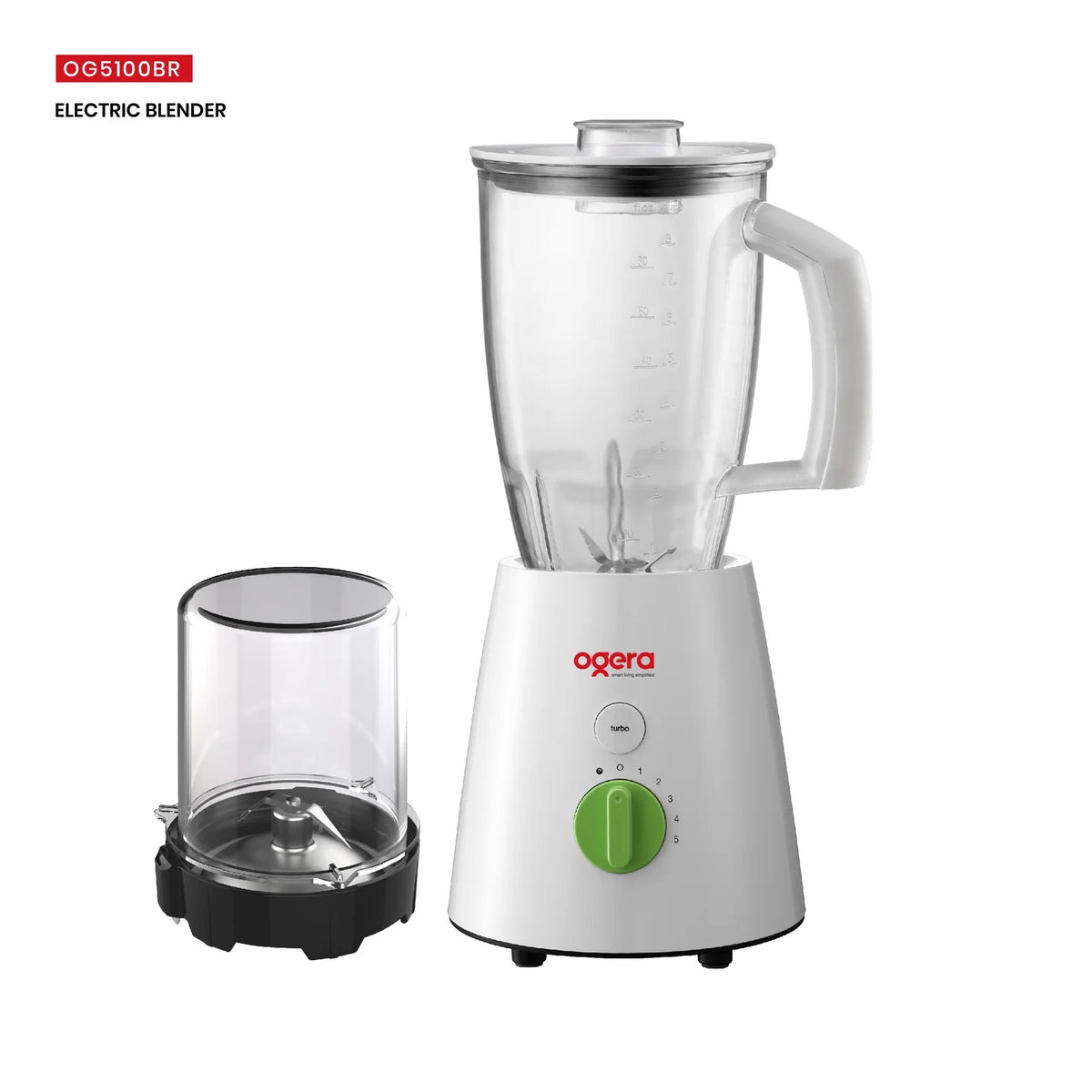 OGERA ELECTRIC JUICER BLENDER 2IN1 650W OG5100BR — Image 1