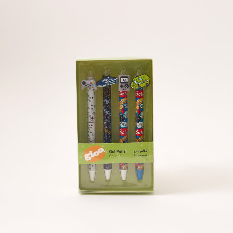 GLOO GEL PENS SET OF 4 PCS-11