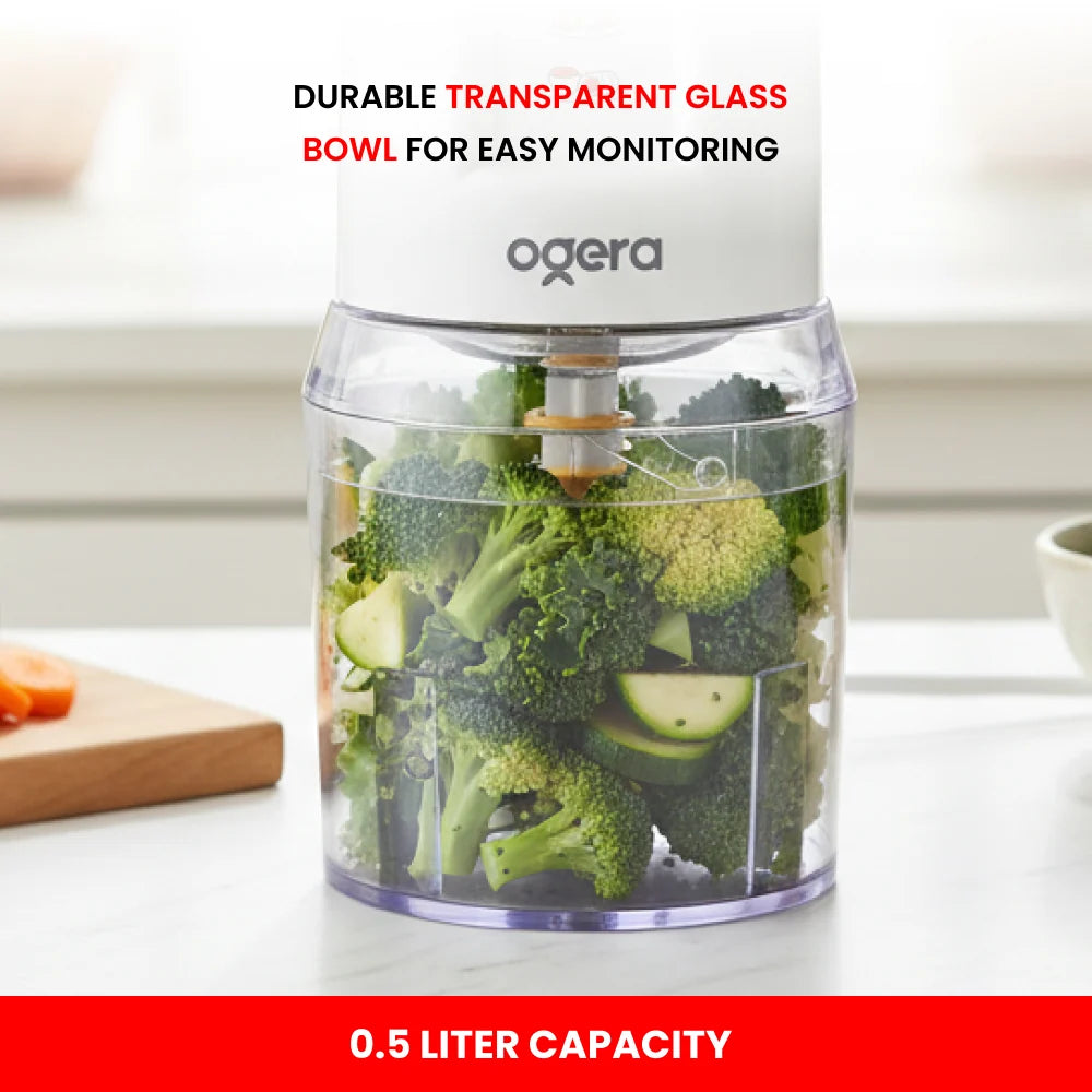 OGERA مفرمة طعام كهربائية 2 في 1 بقوة 350W - OG4002FC