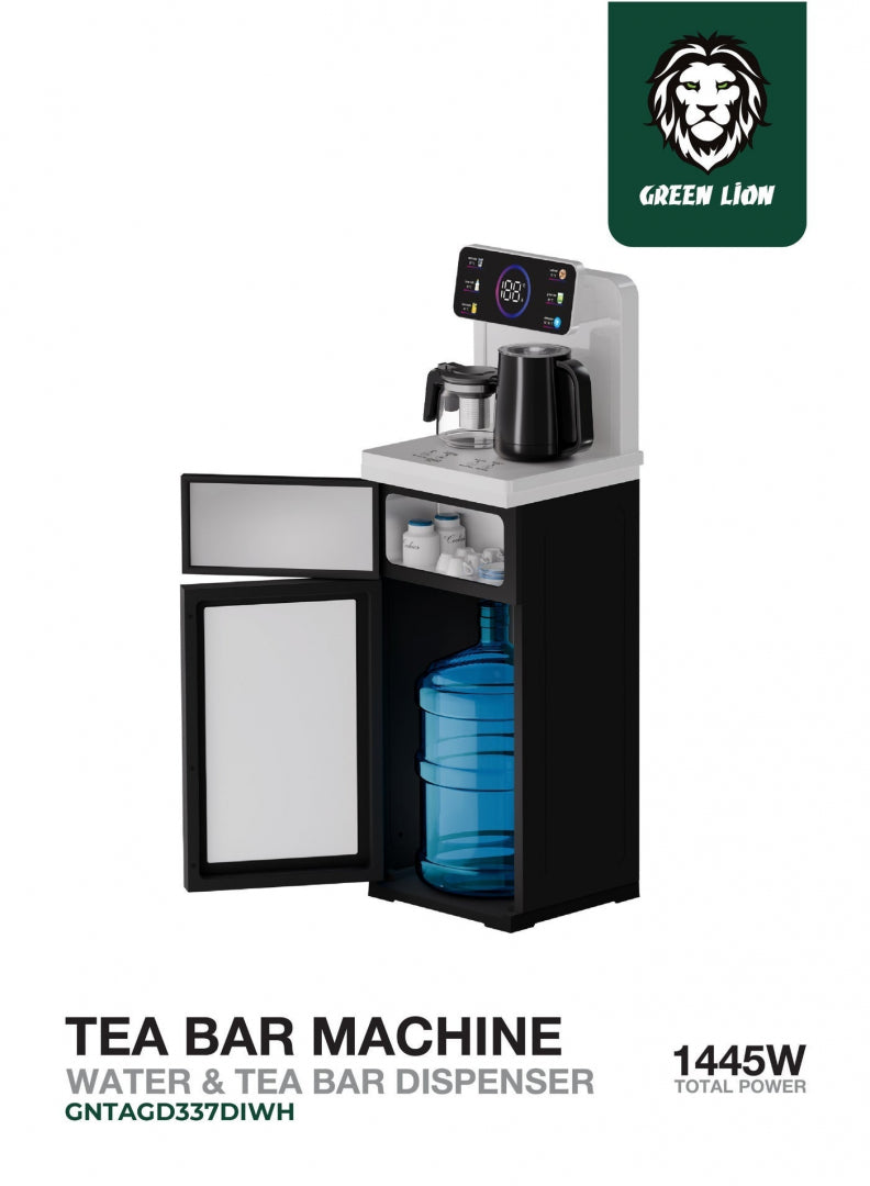 ماكينة Green Lion Smart Tea Bar لتحضير الشاي مع لوحة لمس وجهاز تحكم عن بعد