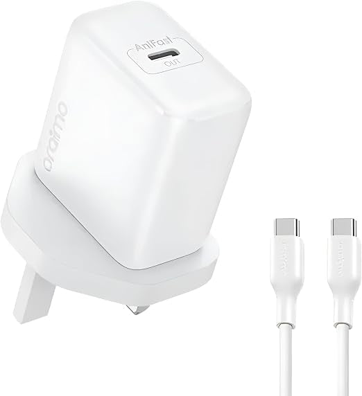 شاحن ORAIMO بقوة 25W من نوع Type-C مع كابل Type-C إلى Type-C بطول 1 متر - PowerGaN 251