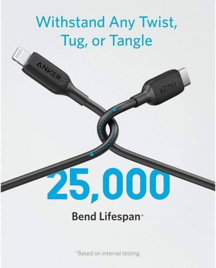 Anker P/Line III USB-C to LTG 2.0 Cable 3ft A8832H11